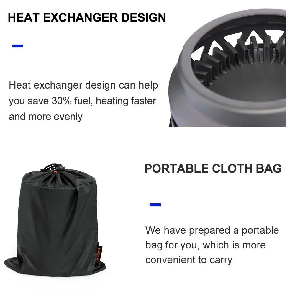 Widesea Kachelbrander Toeristi - Camping Cooking One Pot recensie en prijs