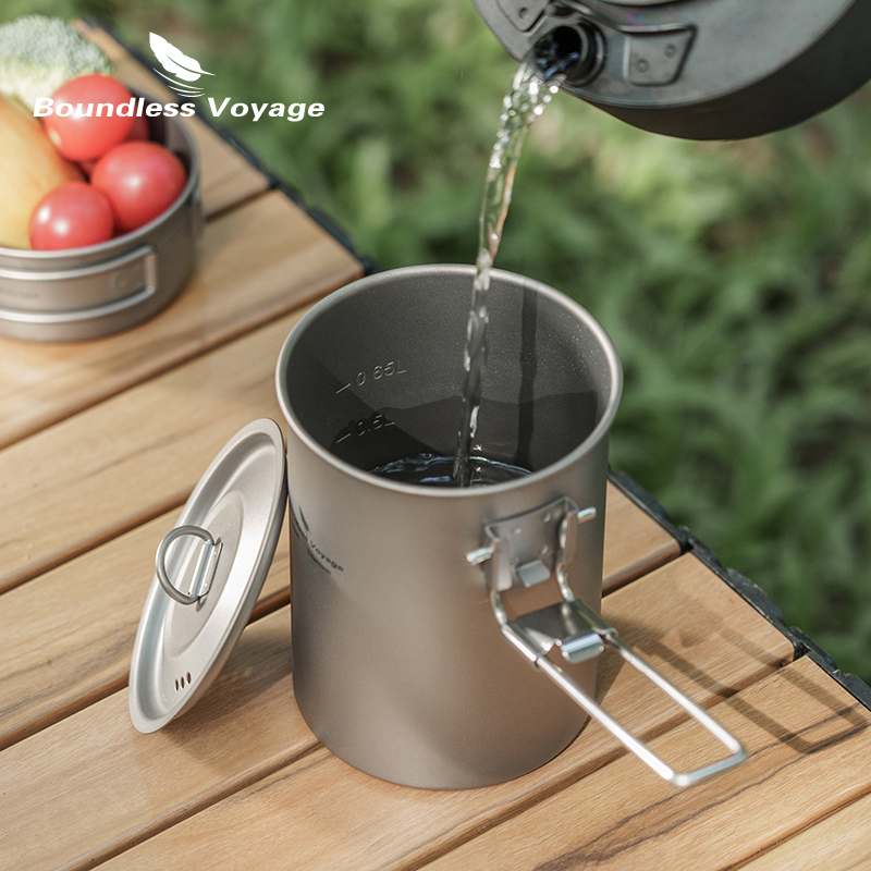 Boundless Voyage 900ml Titaniu - Mess Kit Titanium recensie en prijs