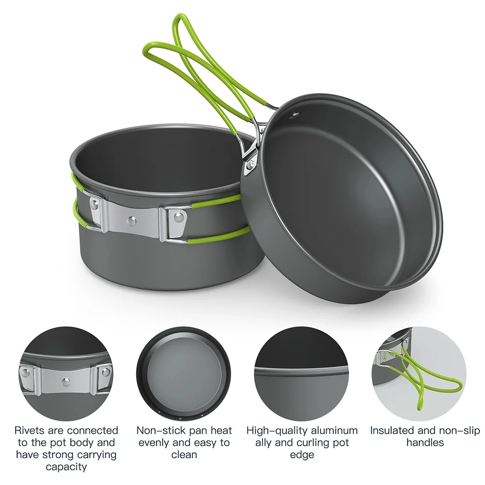 Outdoor kook- en kampeerbestek - Camping Cooking Materials recensie en prijs