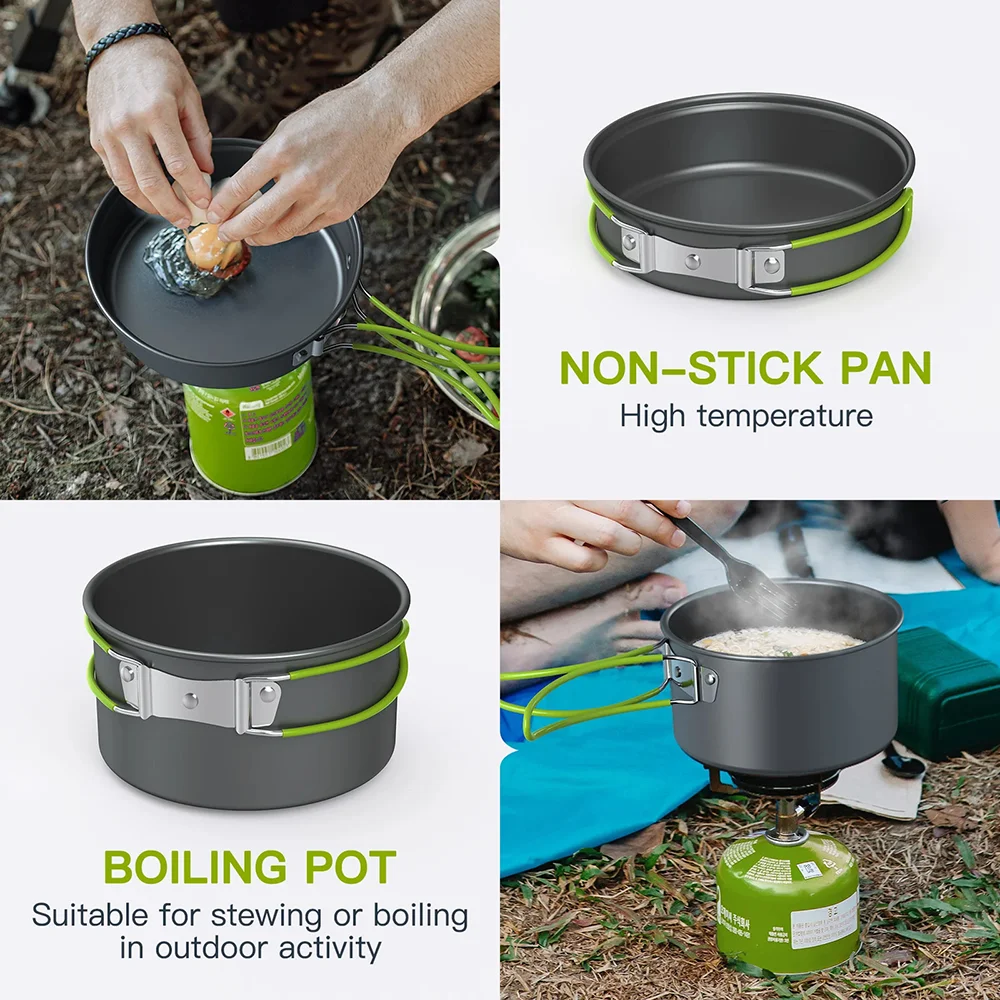 Outdoor kook- en kampeerbestek - Camping Cooking Materials recensie en prijs