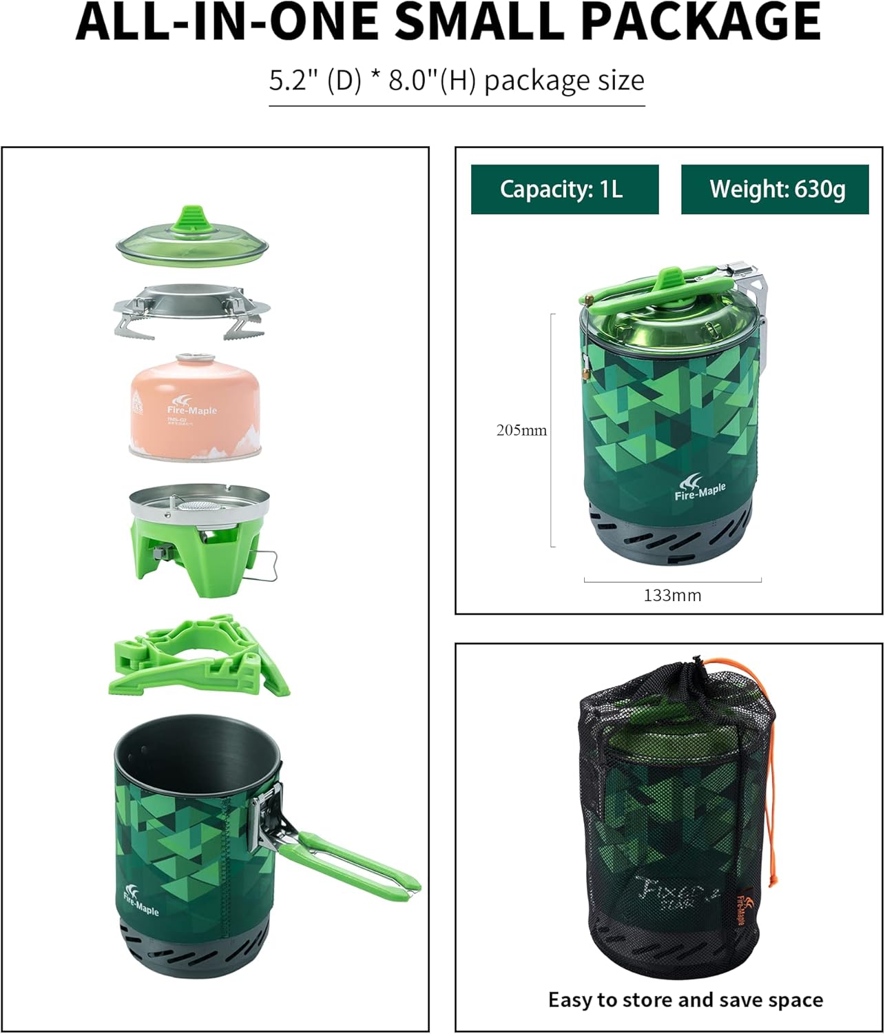 Vuur-Esdoorn FMS-X2 Kooksystee - Camping Cooking One Pot recensie en prijs