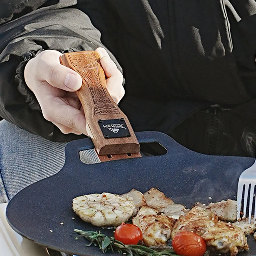 1 stuk Outdoor Natuurlijke Hou - Camping Cooking Set Detachable Handle recensie en prijs