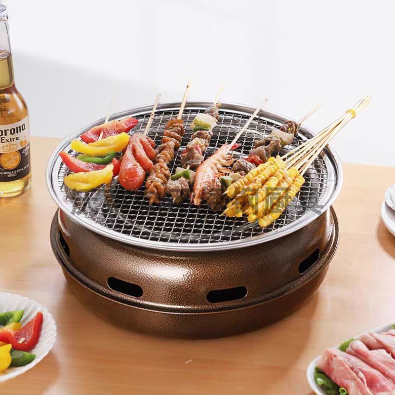 Ronde BBQ-grill in Koreaanse s - Camping Cooking Set Compact recensie en prijs
