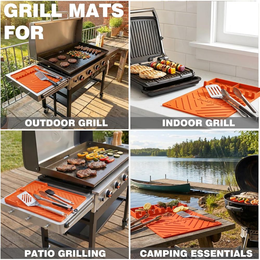 Siliconen grillmatten of acces - Camping Cooking Accessories recensie en prijs