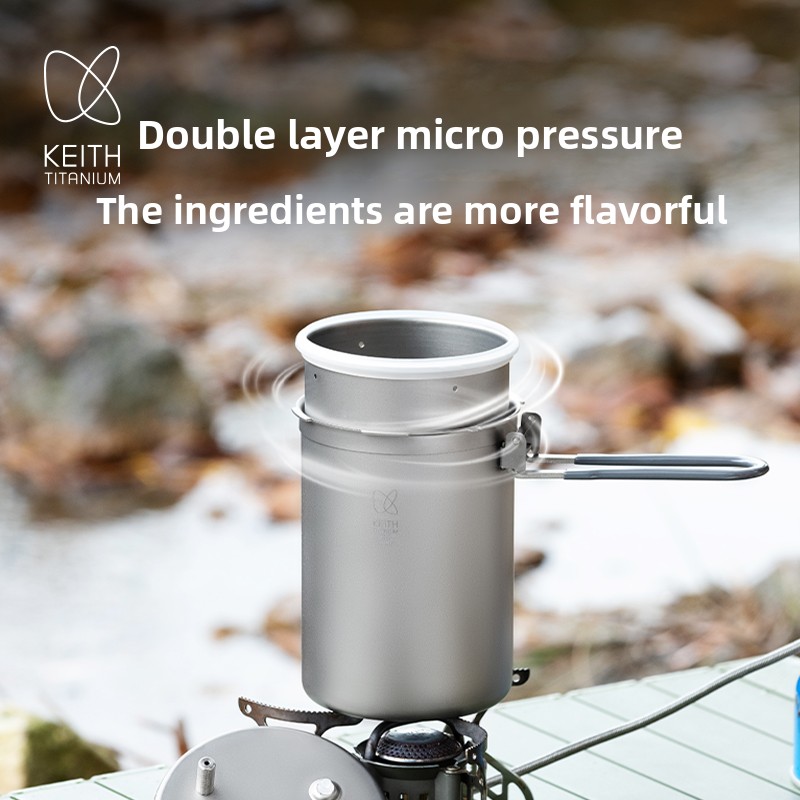 Keith Pure Titanium Outdoor sn - Camping Cooking Rice recensie en prijs