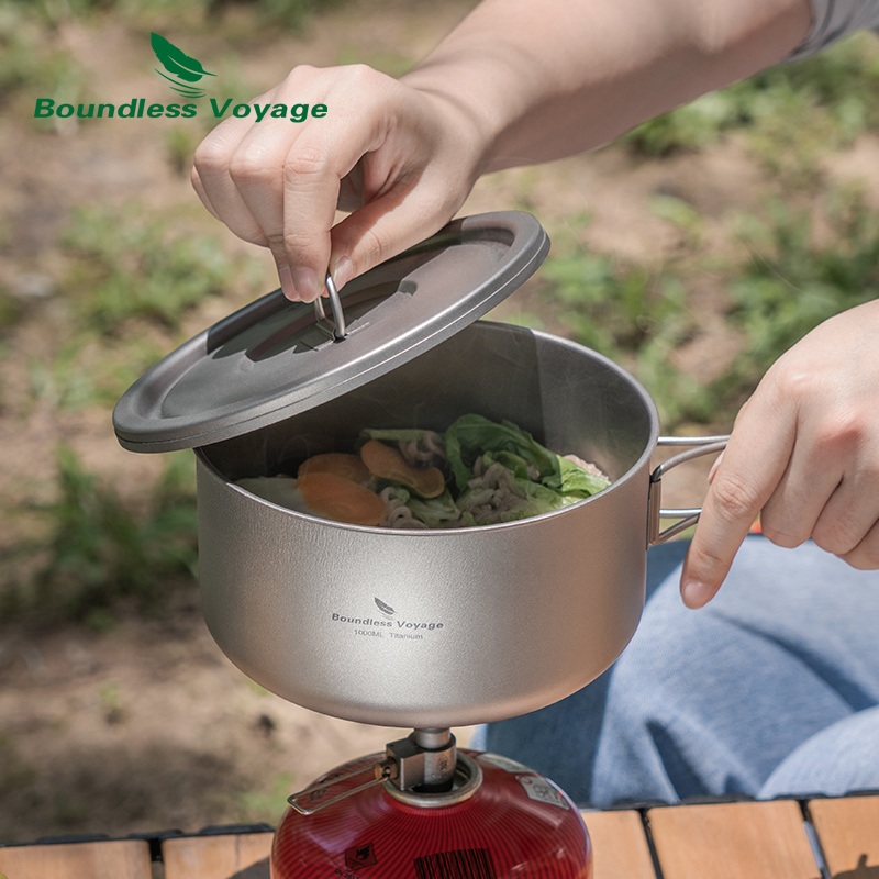 Boundless Voyage Titanium Camp - Camping Cooking Ware recensie en prijs