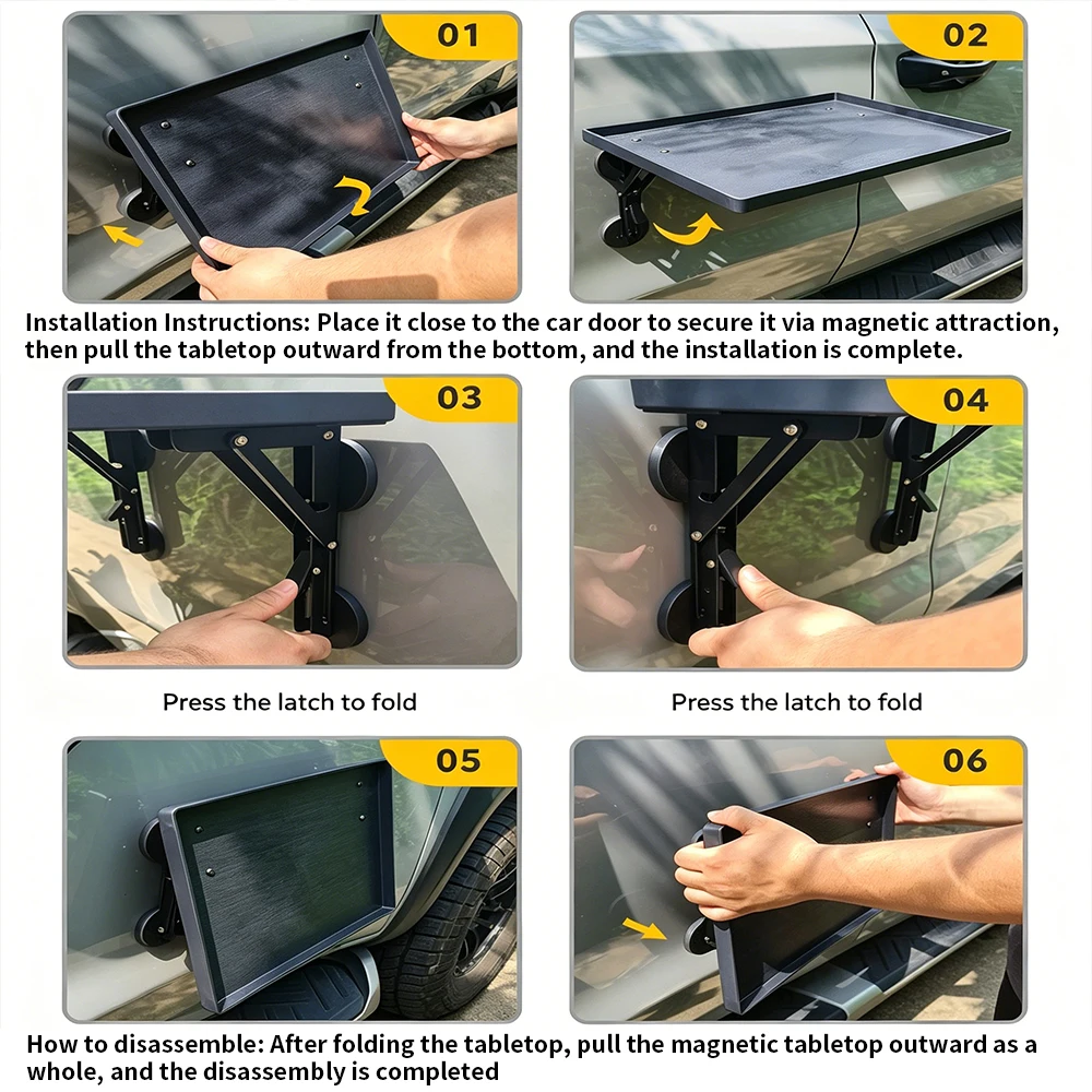Draagbare auto zijdeur hangend - Camping Cooking Accessories recensie en prijs