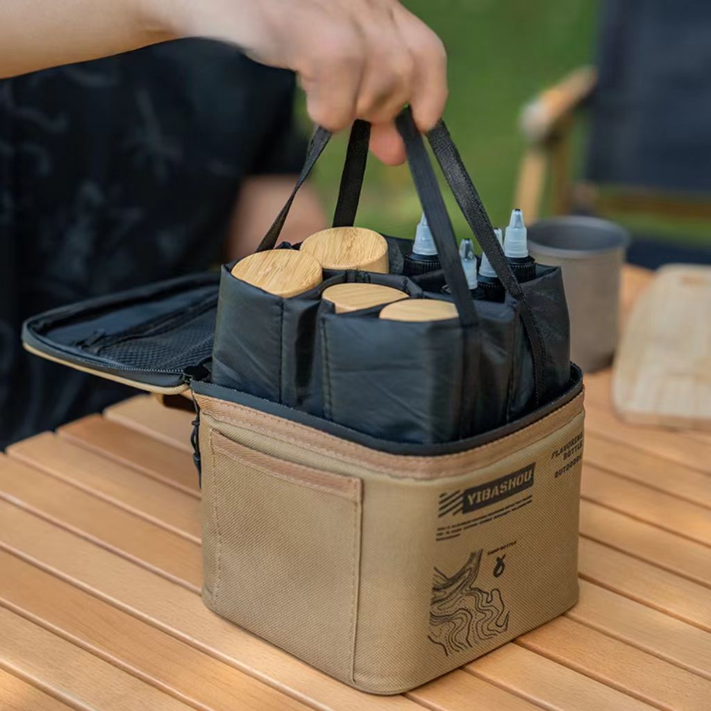 Draagbare camping buitenkeuken - Camping Cooking Materials recensie en prijs