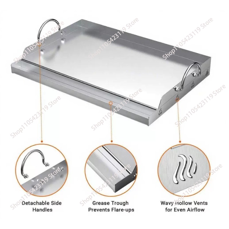 RVS Grillplaat BBQ-gereedschap - Camping Cooking Top recensie en prijs