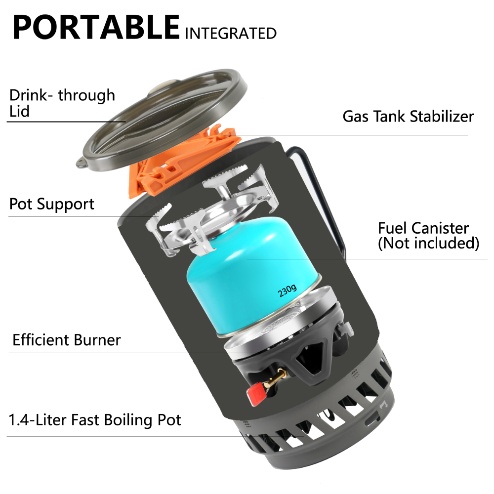 APG Draagbaar 1400 ml kooksyst - Camping Cooking One Pot recensie en prijs