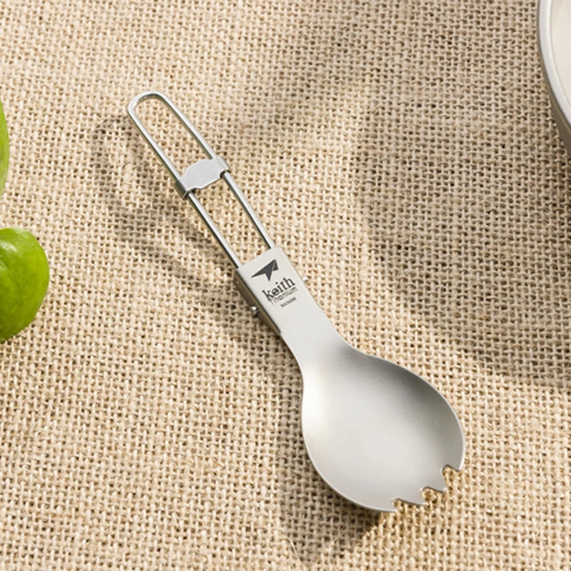 Keith Titanium Spork Opvouwbaa - Camping Cooking Ware recensie en prijs