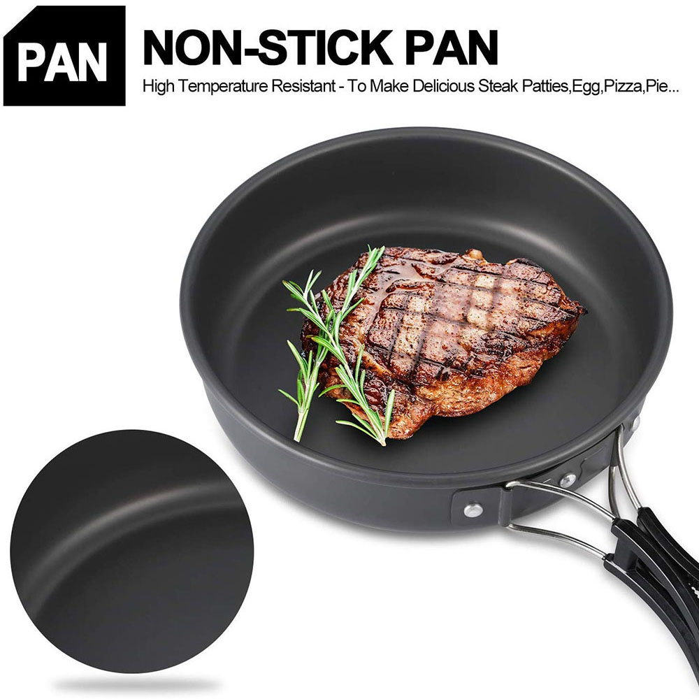 Outdoor kookgereiset voor kamp - Camping Cooking Set Compact recensie en prijs